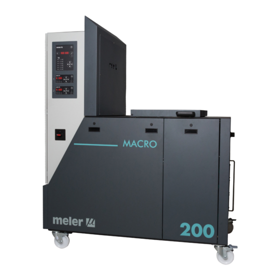 Meler MACRO 200 Instruction Manual