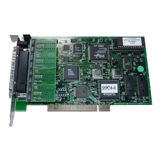 Woodhead applicom PCI4000 Manual