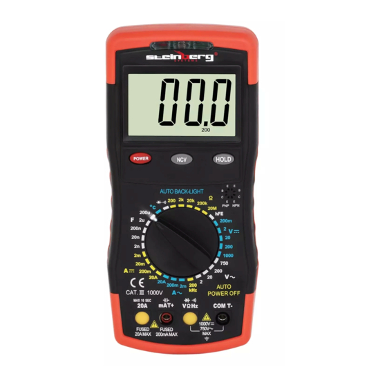 Steinberg Systems SBS-DM-1000NCV User Manual