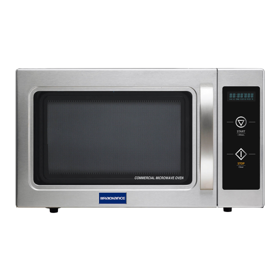 radiance TMW-1100C Operating Instructions Manual