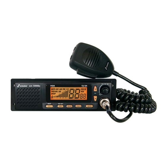 stabo xm 5008e-R VOX 12/24 Operating Instructions Manual