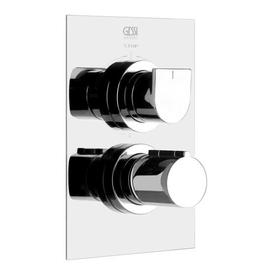 Gessi VIA BAGUTTA 35932 Bath Mixing Program