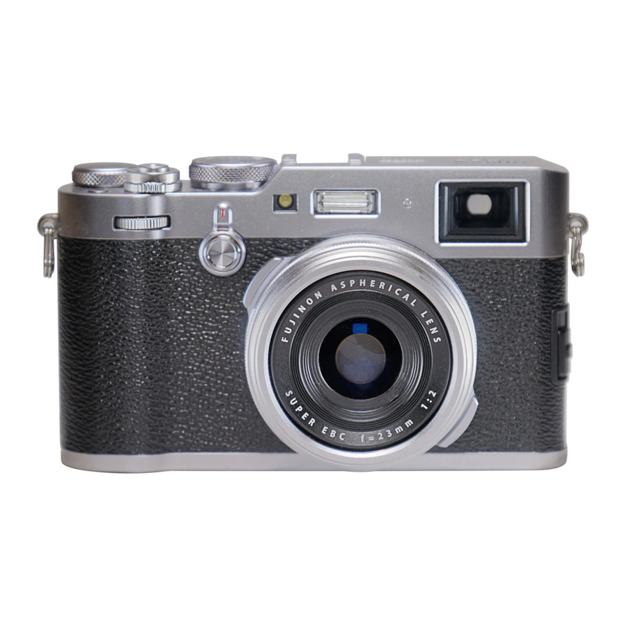 FujiFilm X100F - Digital Camera Manual | ManualsLib