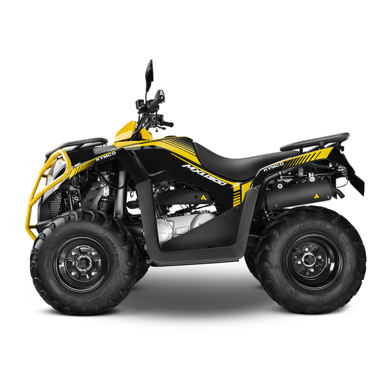 KYMCO MXU 300 Parts Manual