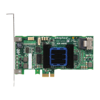 Adaptec 6405E Installation And User Manual
