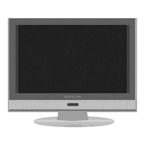 ProScan 19LA20QW Instruction Manual