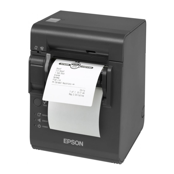 Epson TM-L90 series Service Manual