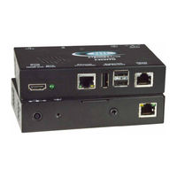 Nti XTENDEX ST-C6USBHE-HDBT Installation And Operation Manual