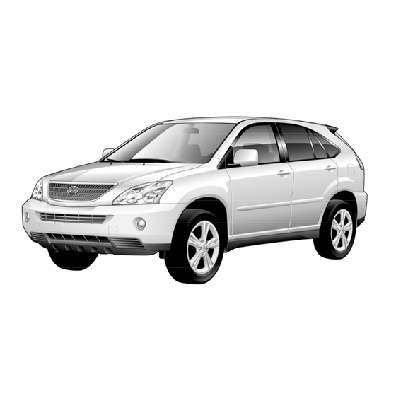 Lexus RX 400h Hybrid 2007 Emergency Response Manual
