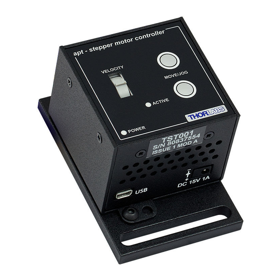 THORLABS TDC001 User Manual