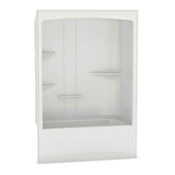User Manuals: MAAX Allia TSR-6032 Alcove Tub Shower