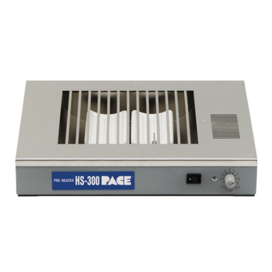 Pace HS 300 Operation Manual
