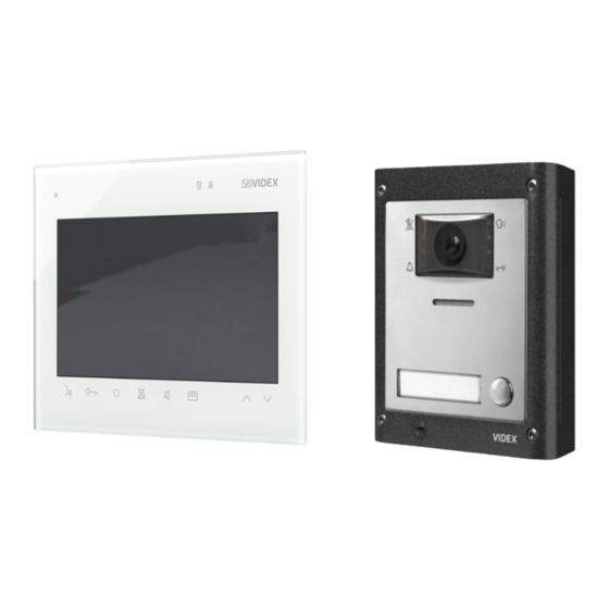 Videx ESVK/KRV782 Series Installation Handbook