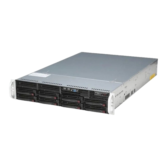 Supero SuperServer 6028R-TR Manuals