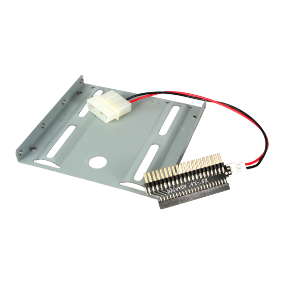 StarTech.com BRACKET25 Instruction Manual