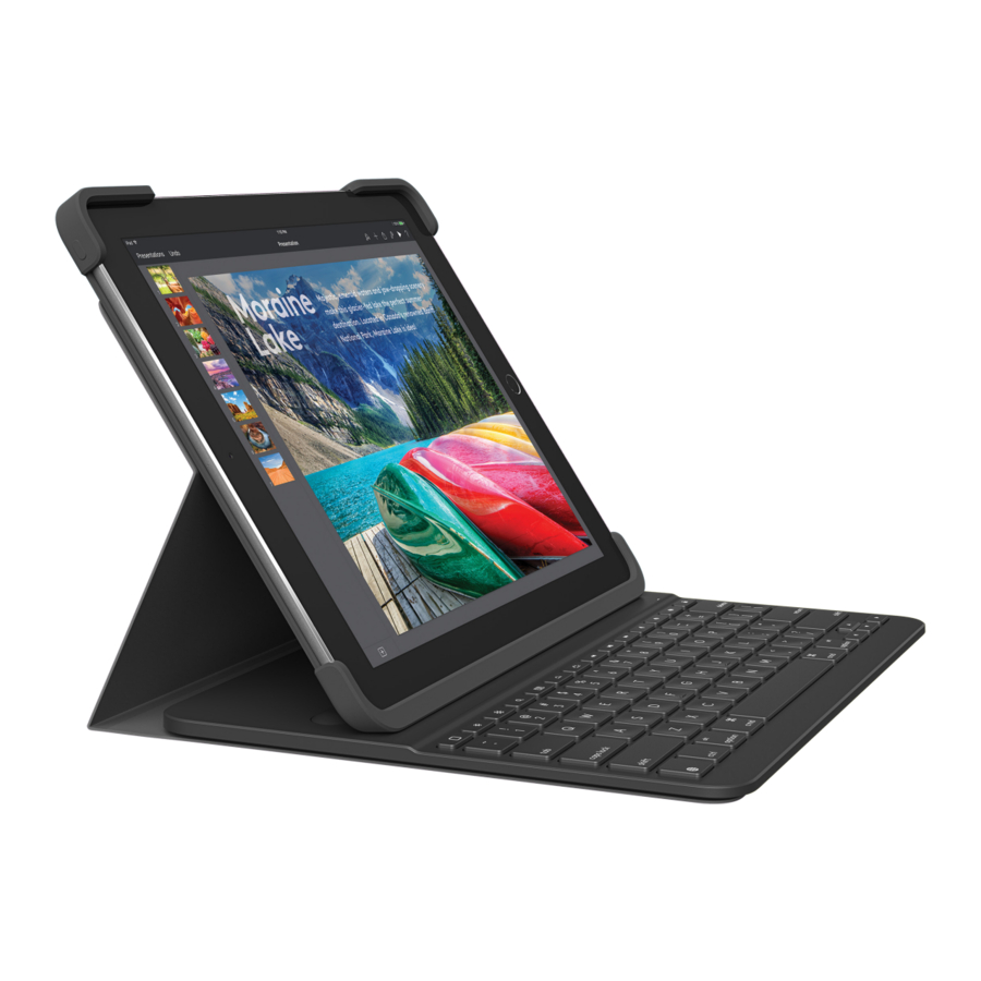 Logitech SLIM FOLIO PRO - Keyboard Case for iPad Pro 11 Manual | ManualsLib