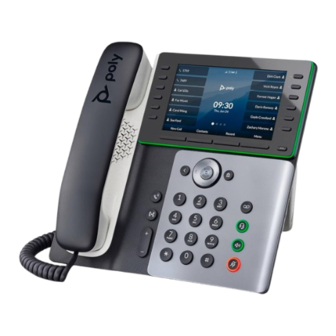 Poly Edge E500 Quick Reference Manual