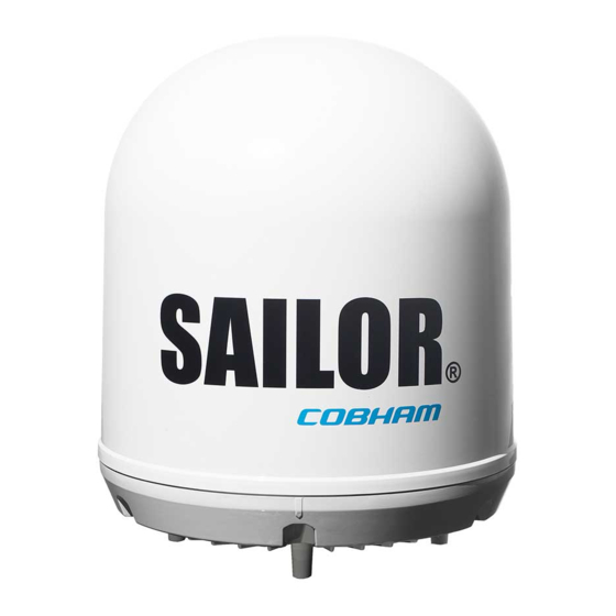 COBHAM Sailor 500 FleetBroadband User Manual