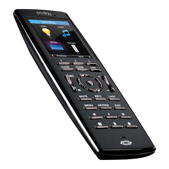 Crestron Prodigy PTX3 Quick Start Manual