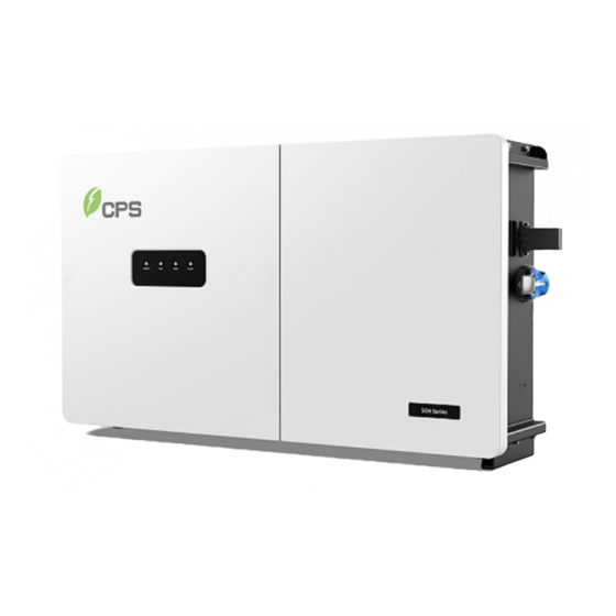 CPS SCH Series Installation And Operation Manual