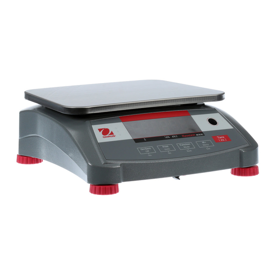OHAUS Ranger 4000 Series User Manual