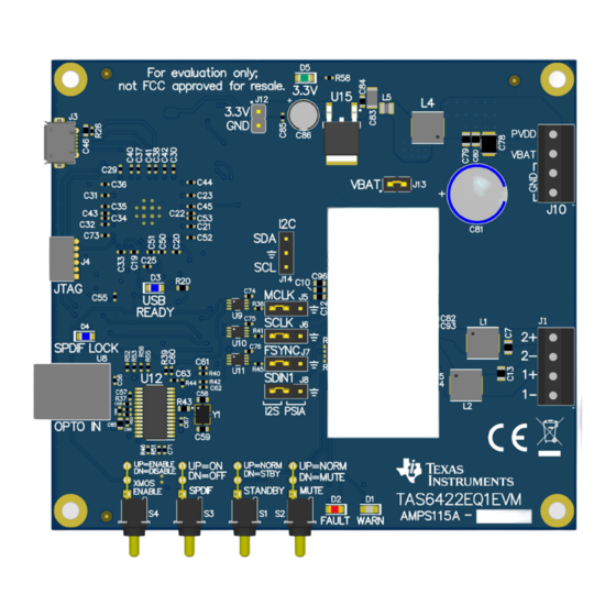 Texas Instruments TAS6422E-Q1 User Manual