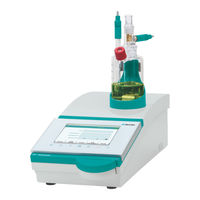 Metrohm 917 Coulometer Manual - Short Instructions