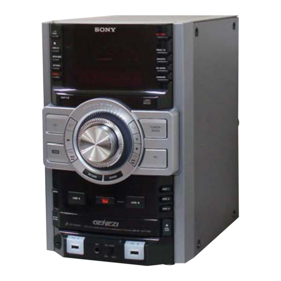 Sony HCD-GTZ4 Service Manual