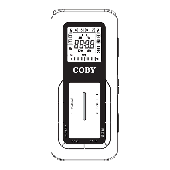 Coby CX-90 Operation Manual