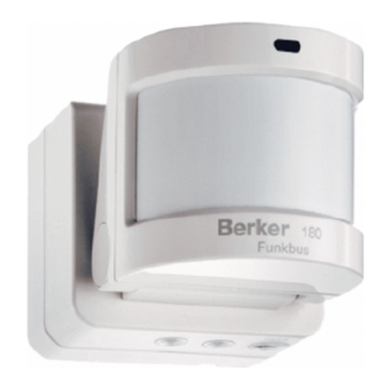Berker Radio Detector 180 Operating Instructions Manual