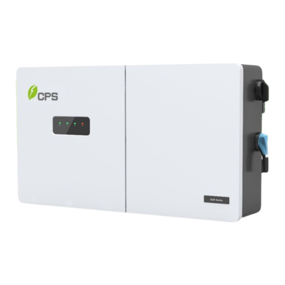 CPS SCH Series Installation And Operation Manual