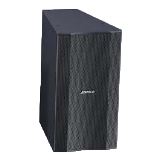 Bose Panaray LT Series III Reference Manual