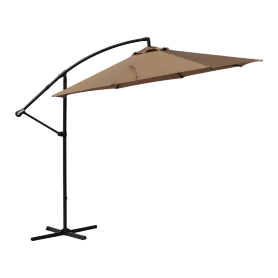Gardenline 10 Foot Offset Umbrella User Manual