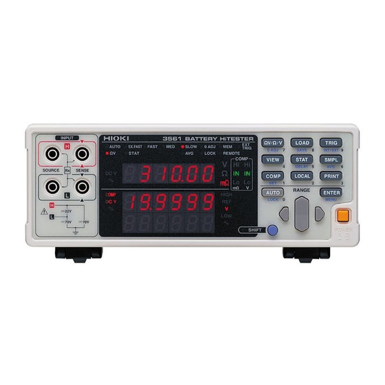 Hioki 3561 Manual
