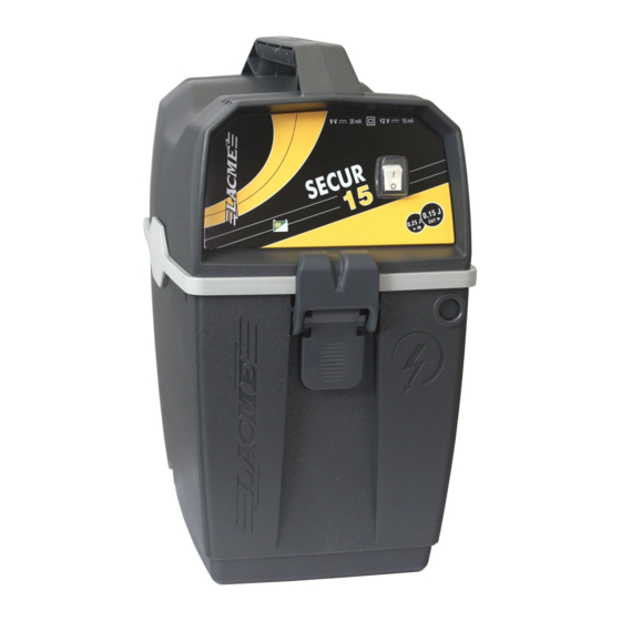 Lacme SECUR 15 User Manual