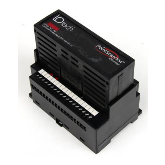 IOtech PointScan 100 Series User Manual
