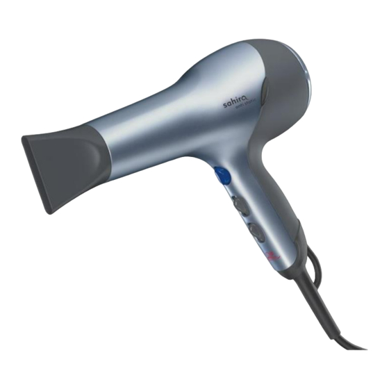 Wella SAHIRA ANTI-STATIC Instruction Manual