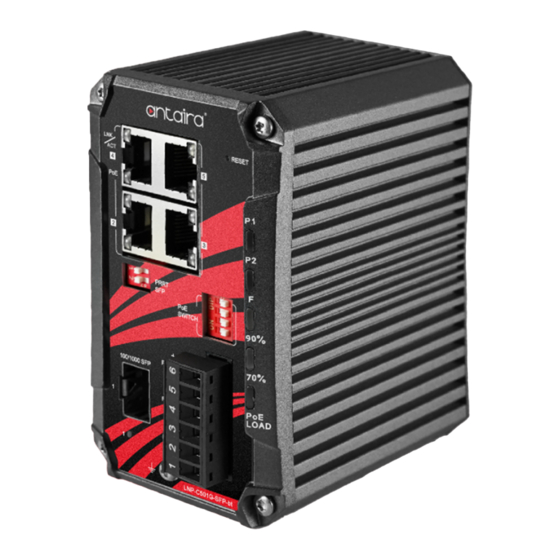 ANTAIRA LNP-C501G-SFP-bt Series Quick Installation Manual