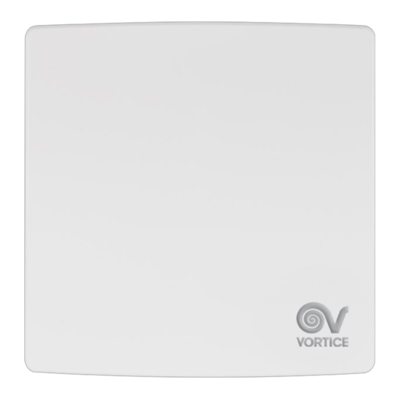Vortice MEX 100/4" LL 1S T Instruction Booklet
