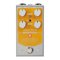 Origin Effects HALCYON GOLD OVERDRIVE Owner's Manual