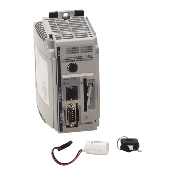 Rockwell Automation Allen-Bradley CompactLogix 1769-L32E Installation Instructions Manual