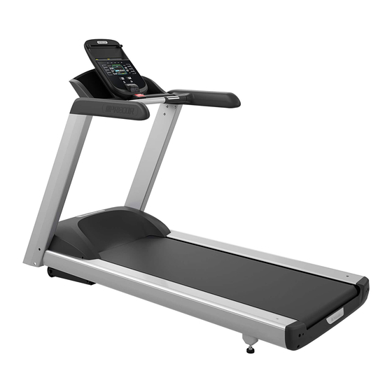 Precor PRECISION SERIES Quick Start Card