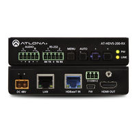Atlona AT-HDVS-200-RX Manual