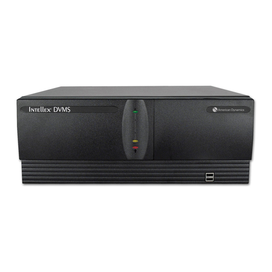 American Dynamics Intellex Intellex DVMS User Manual