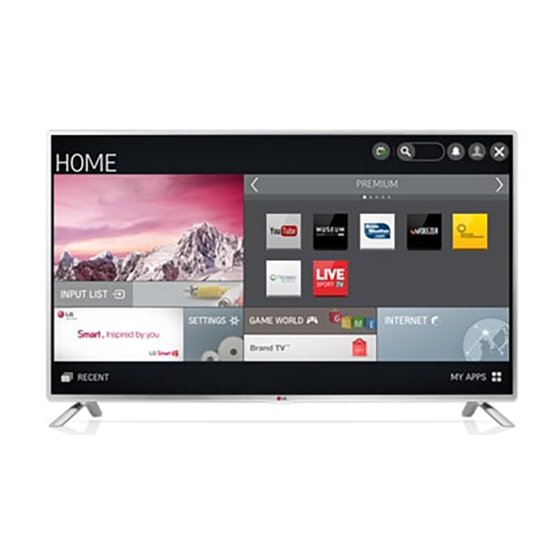 LG 42LB580V.AMQ LED TV Manuals