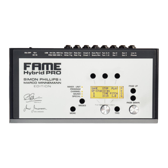 FAME Hybrid Pro DRU0039596-000 User Manual
