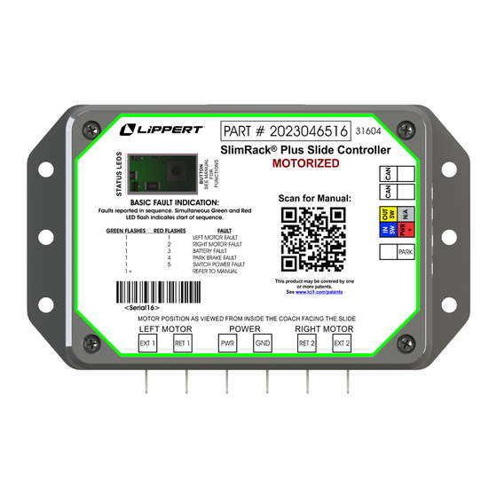 Lippert SlimRack Plus Oem Installation Manual