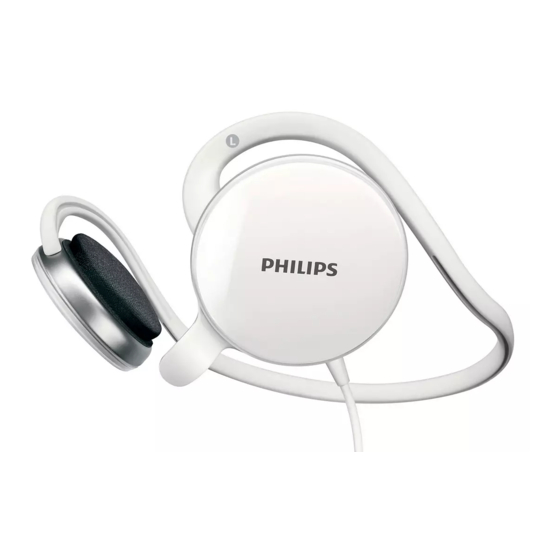 Philips SHM6110 Specifications