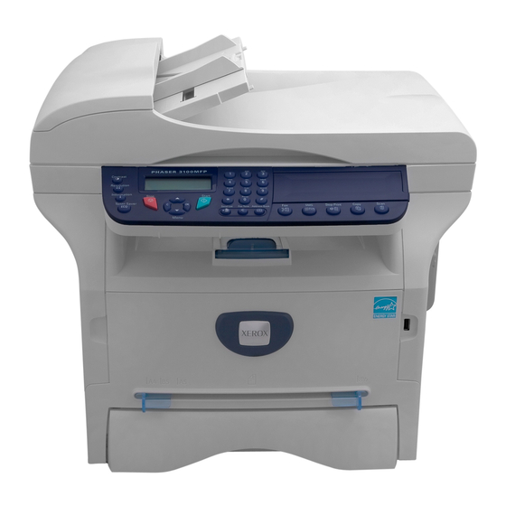 Xerox Phaser 3100MFP Evaluator Manual