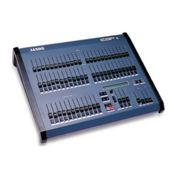 Jands ESP II Quick Reference Manual